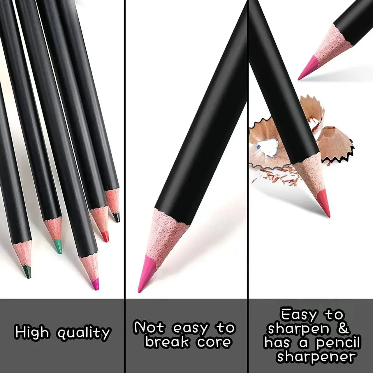 72Pcs Oil-Based Colored Pencil Set